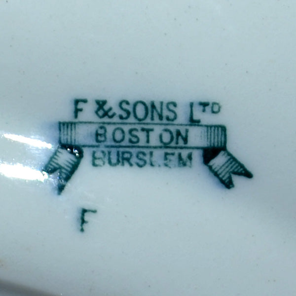 Antique Ford & Sons Boston China 10.5-inch Dinner Plate