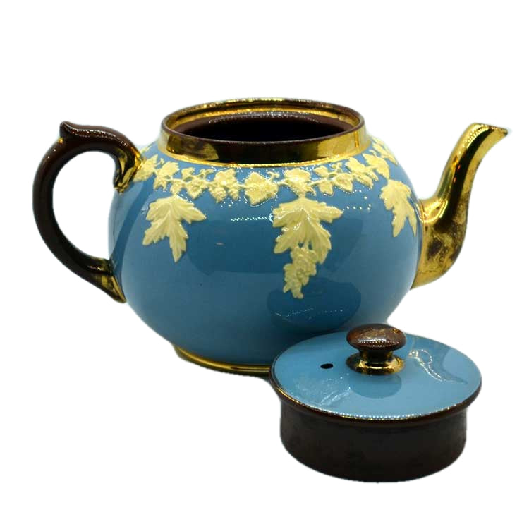 Vintage Gibsons blue and cream teapot