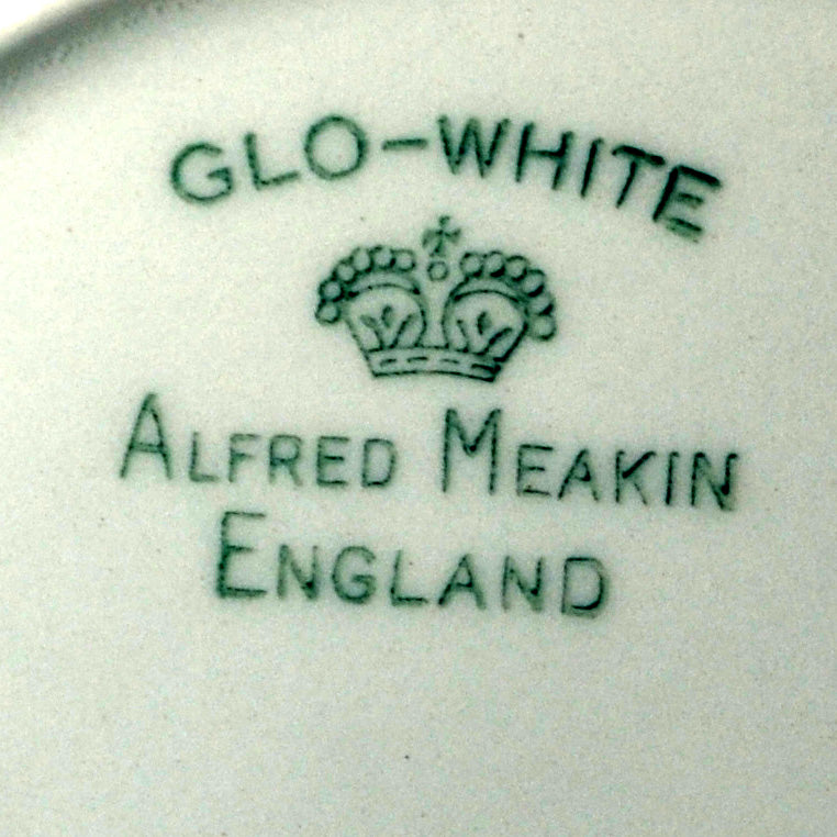 Alfred Meakin Vintage Floral China Glo-White Dessert Bowl