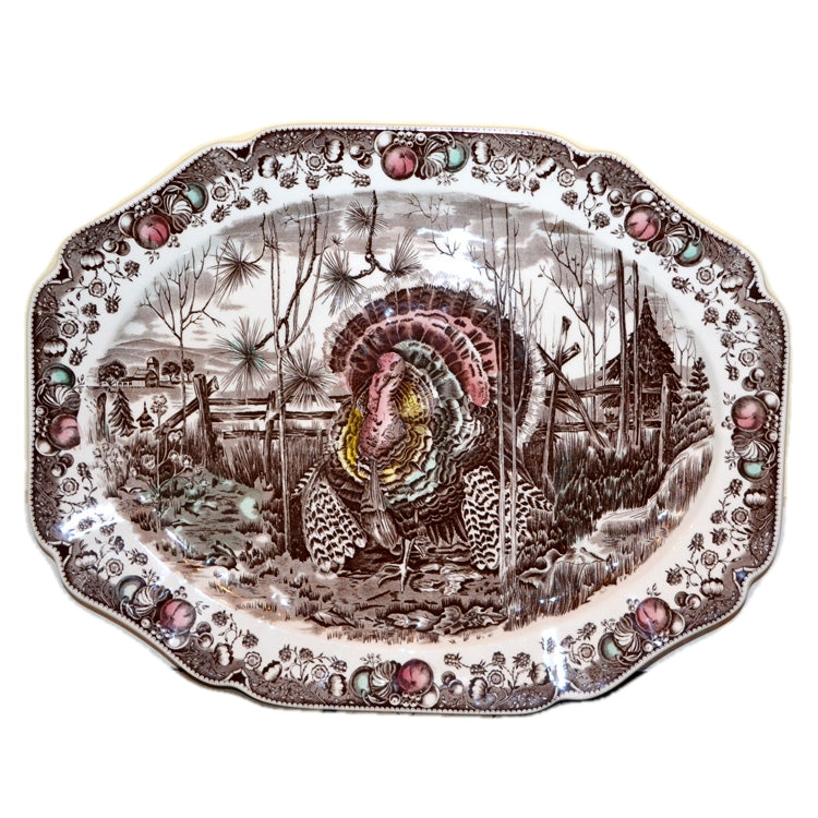 Johnson Brothers China His Majesty Large Turkey Platter – Vintage