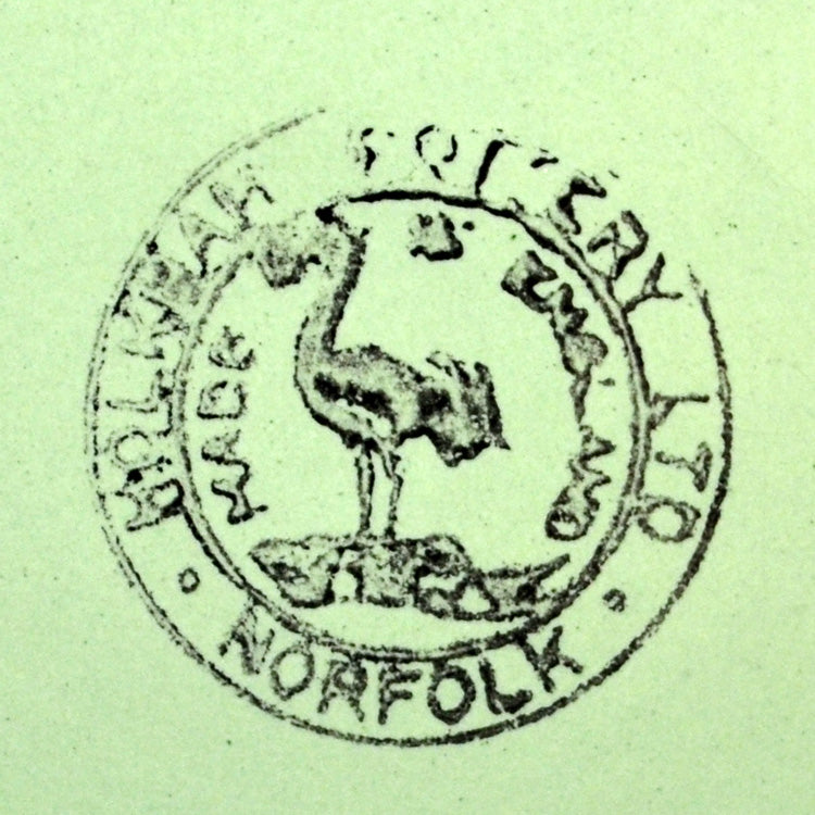 Vintage Holkham Snowdrop Studio Pottery China Snowdrop Teacup Trio