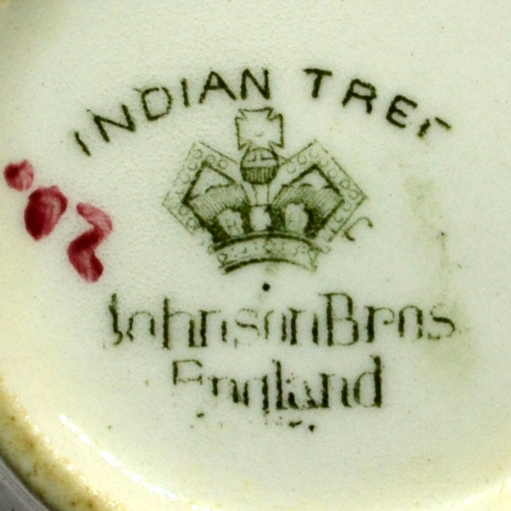 Johnson Brothers China Indian Tree factory stamp