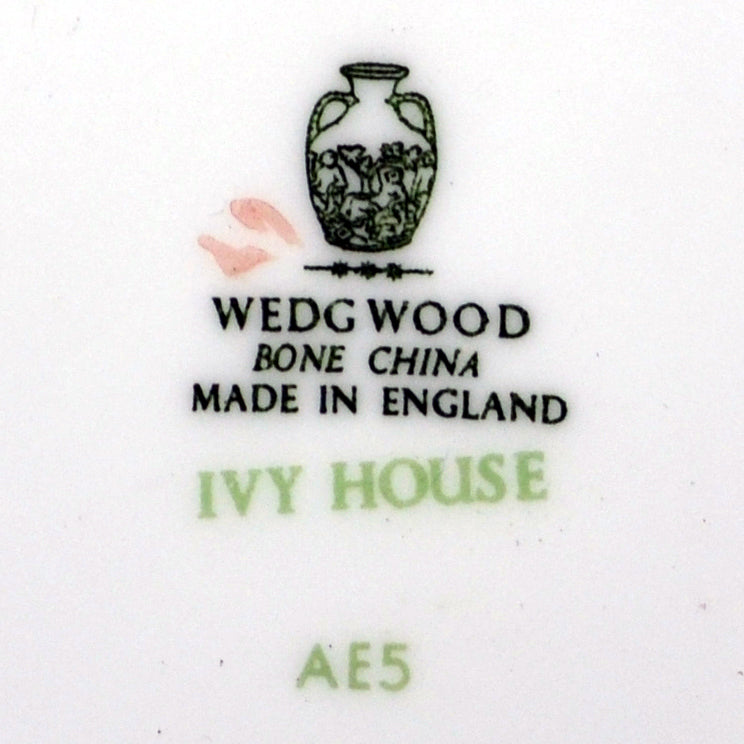 ivy house wedgwood china marks
