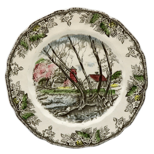 Johnson Bros China The Friendly Village "willow by the brook" Side Plate