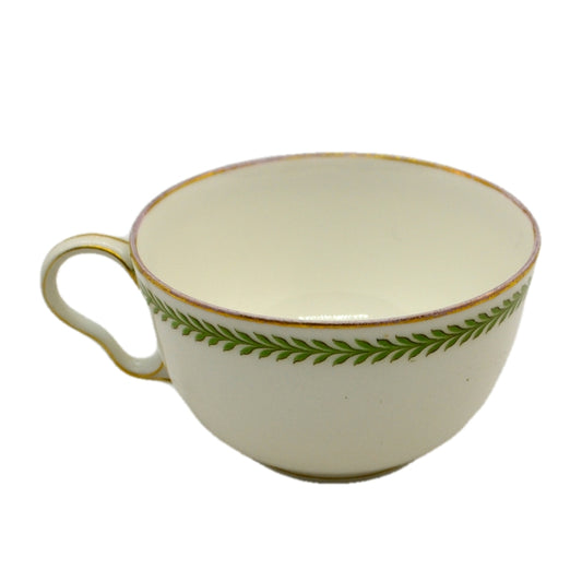 Antique limoges tea cup old viennese leaf pattern