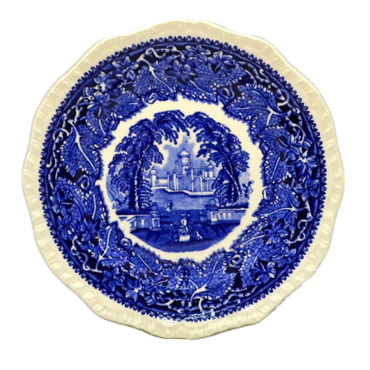 Vintage Masons Ironstone Blue & White Vista China Side Plate
