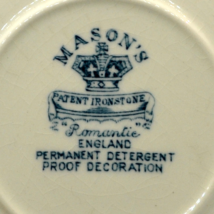 Masons China Romatic factory stamp mark