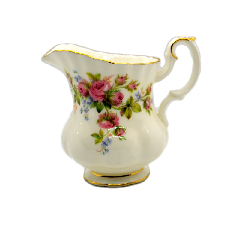 Royal Albert China Moss Rose Half-Pint Milk Jug