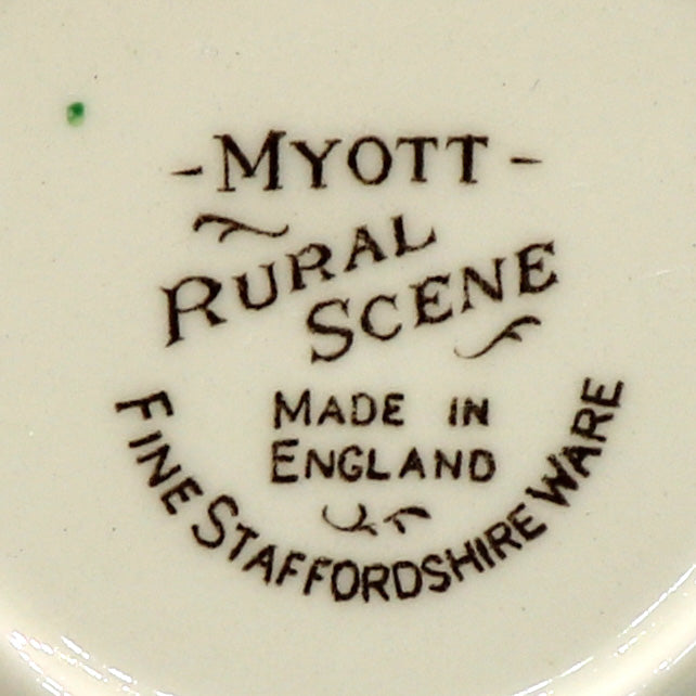 Myott China Rural Scene small English Dessert Bowl