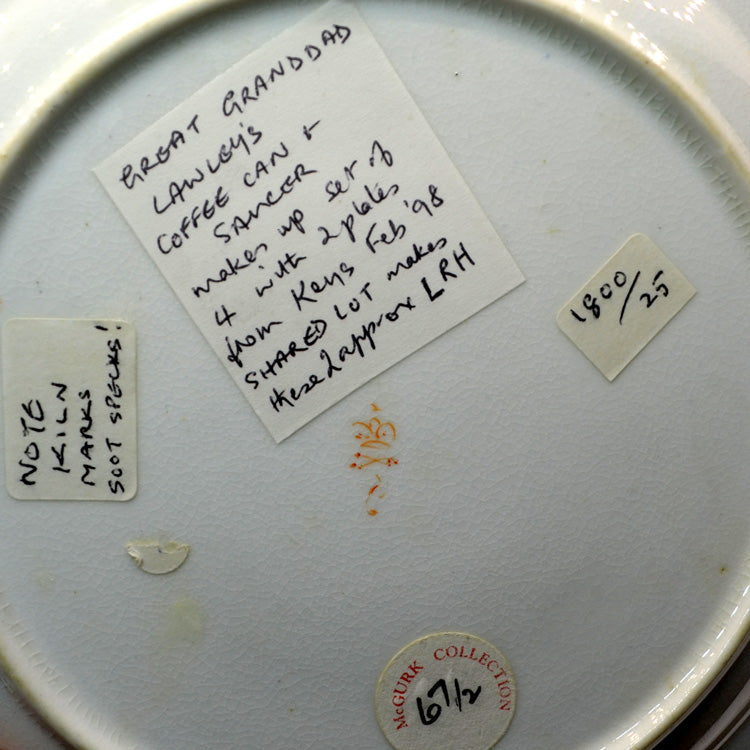 Antique Pair of Royal Crown Derby China Side Plates 1806-1825