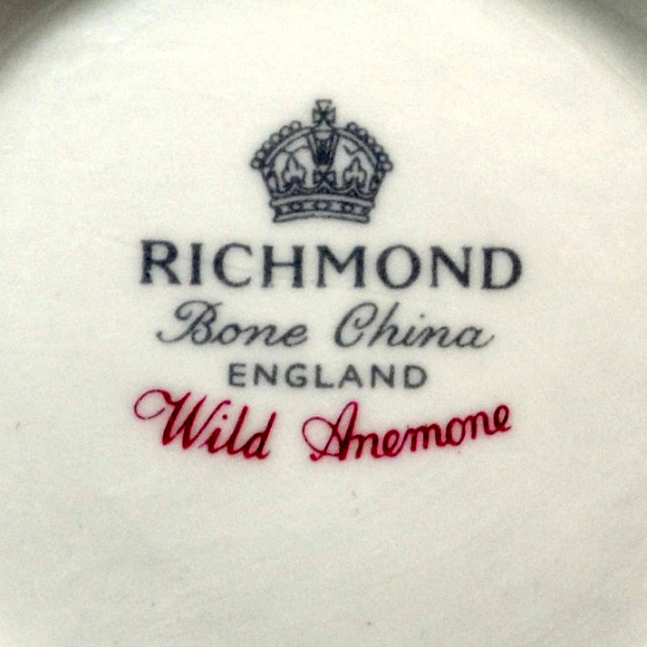 Richmond China Wild Anemone Sugar Bowl