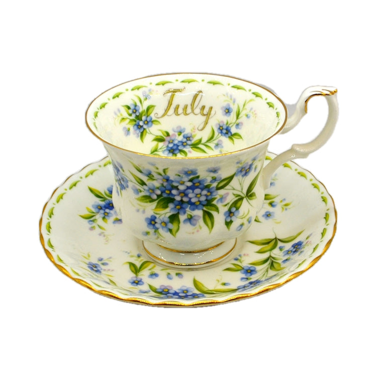 Royal Albert Forget Me Not July Teacup – Vintage Farmhouse Antiques