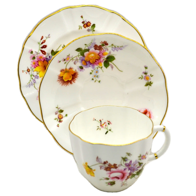 Royal Crown Derby Posies Teacup Trios