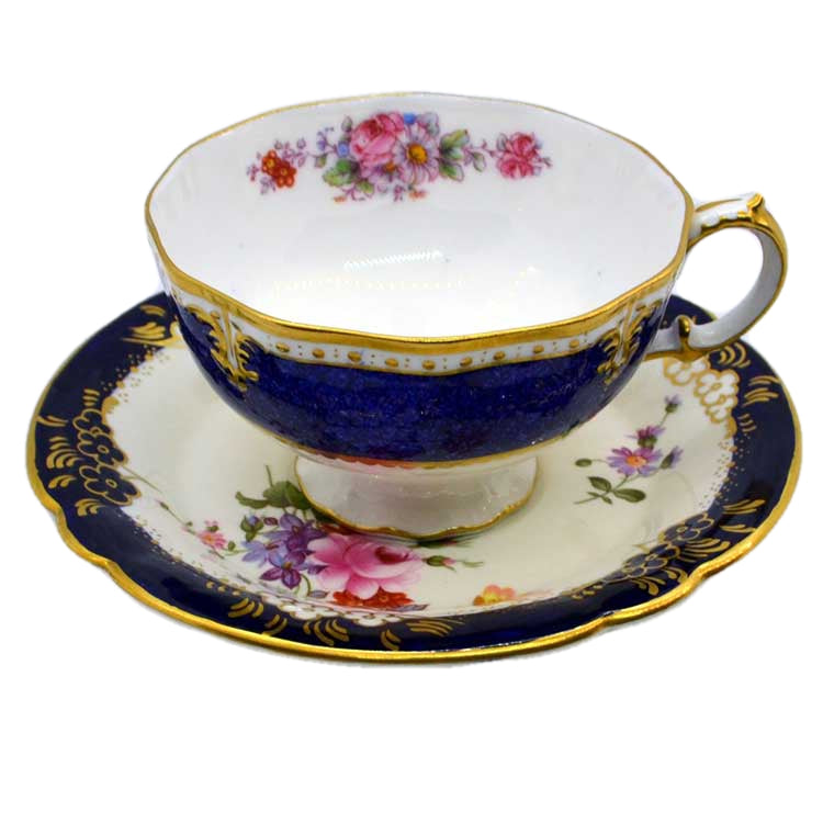 Royal Crown Derby Floral Tea Cup and Saucer – Vintage Farmhouse
