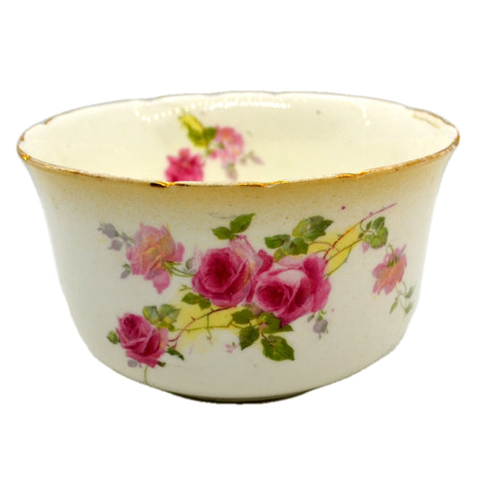 Antique Royal Doulton China Blush Ivory Rose E2636 Sugar Bowl