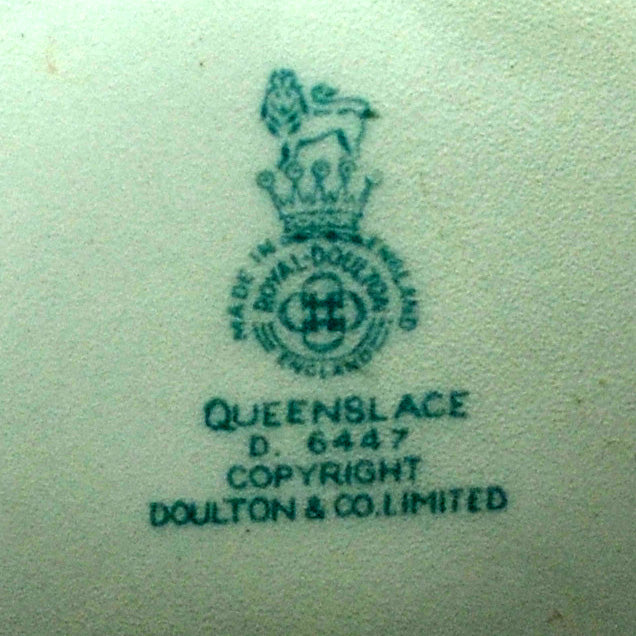 Royal Doulton Queenslace China Mark