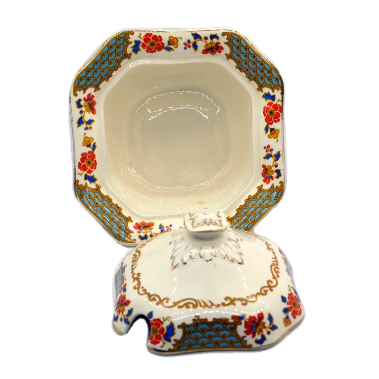 Losol Ware Keeling and Co pattern 5519 Sauce Tureen and Lid 1929-1930