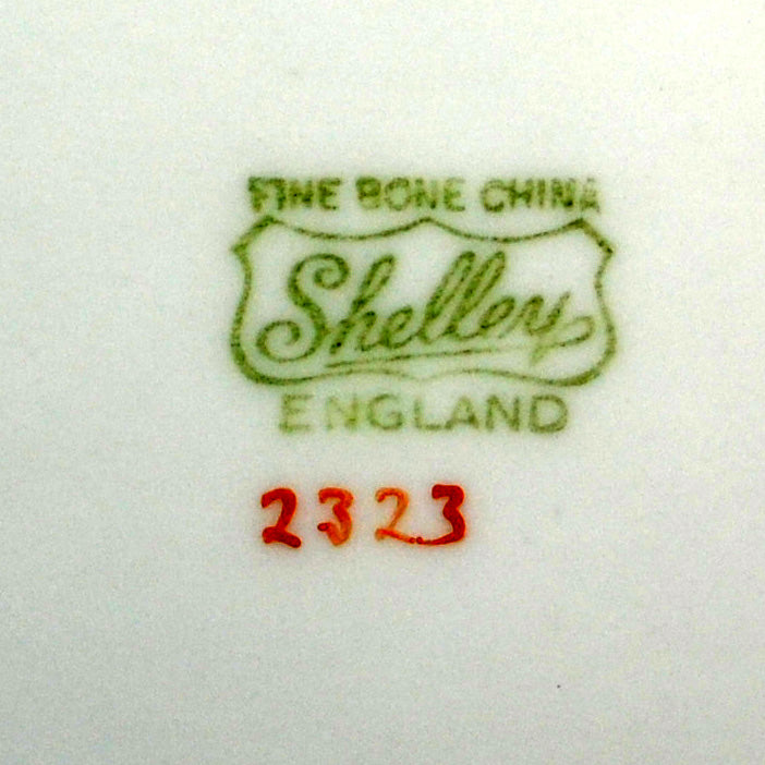 Shelley China 2323 marks