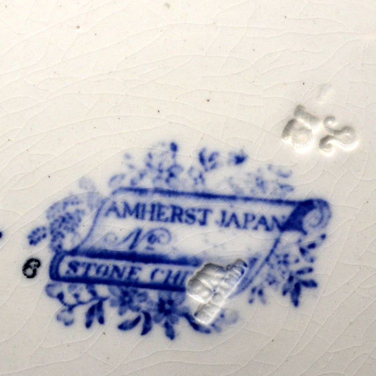 Antique Mintons Amherst Japan China Large Soupiere and Stand