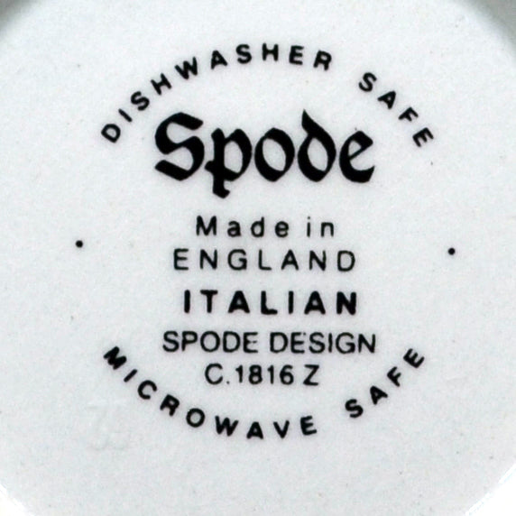 England spode china mark modern