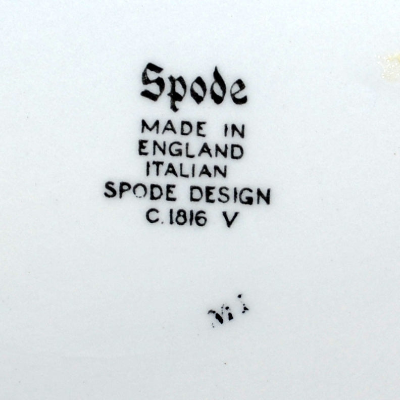 Spode Italian Blue and White China Mark