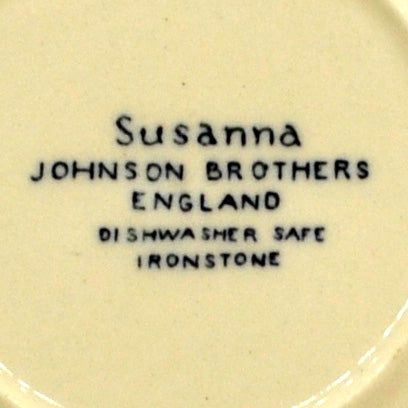Johnson Brothers China Susanna mark