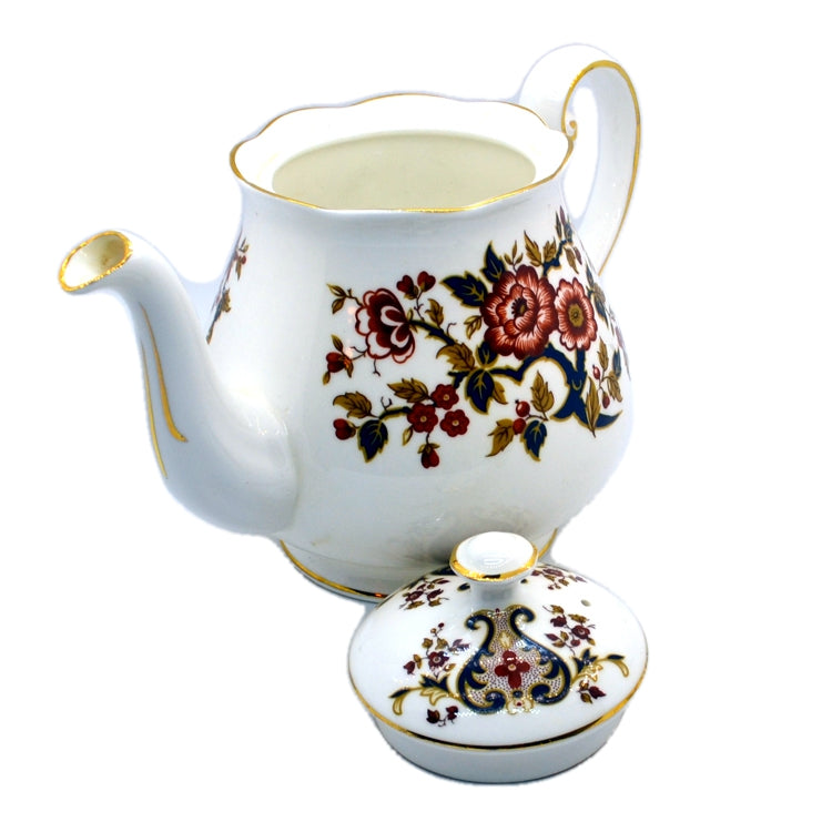 Vintage china teapot Colclough Royale Pattern 8525