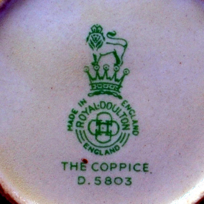 Vintage Royal Doulton D5803 china marks