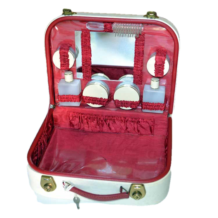 Original Vanity Case Retro Suitcase Old Travel Case -  UK