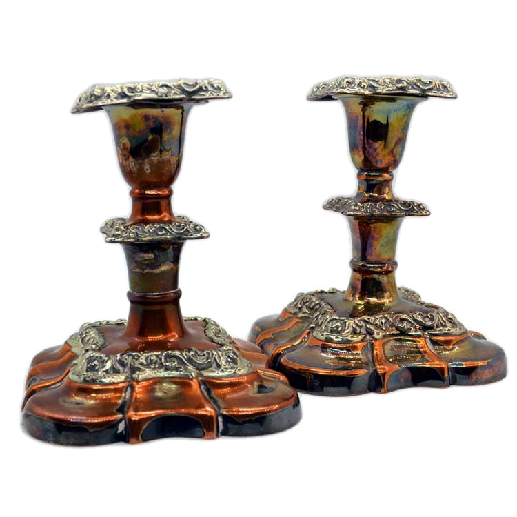 antique candlesticks