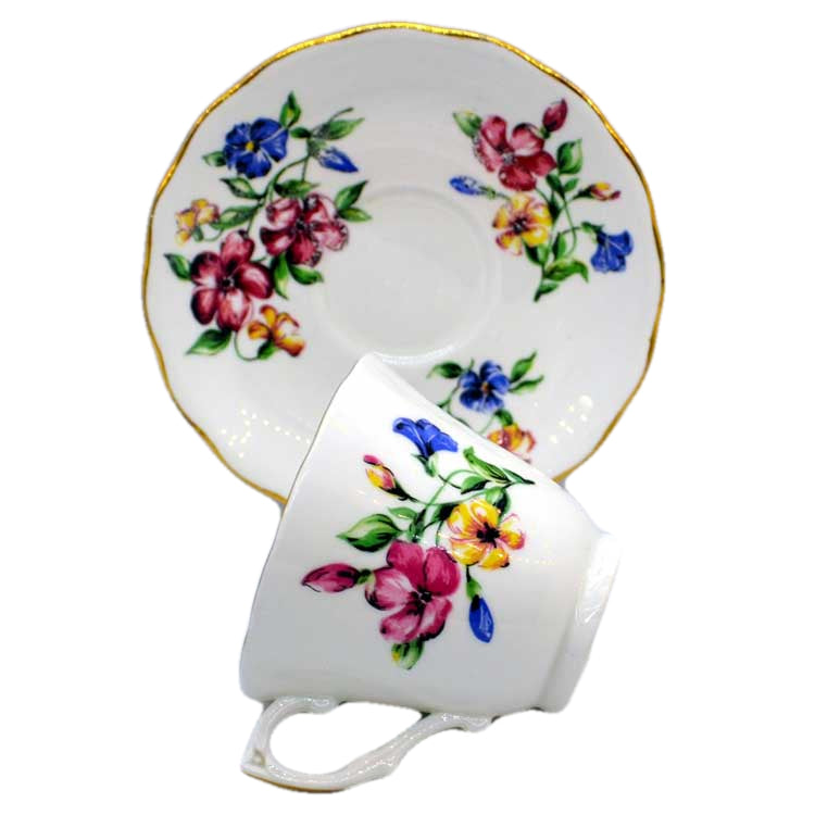 vintage floral colclough china