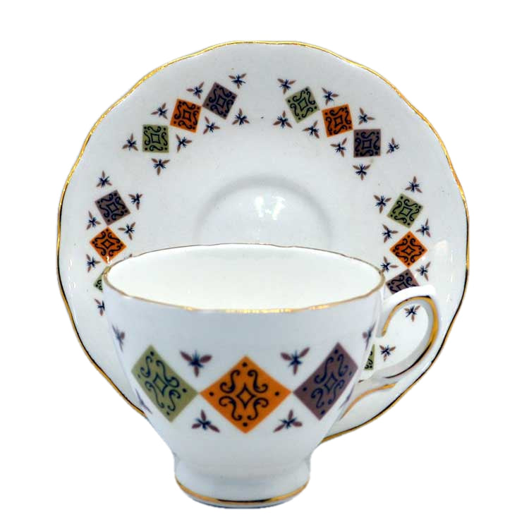 Colclough Crispin Teacup & Saucer