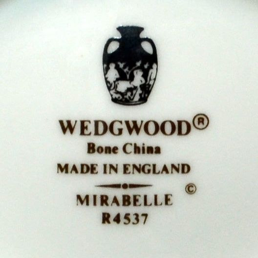Wedgwood China Mirabelle R4537 Teacup and Saucer