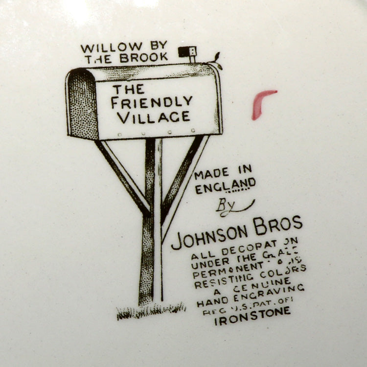 Johnson Bros China The Friendly Village "Willow by the Brook" Side Plate