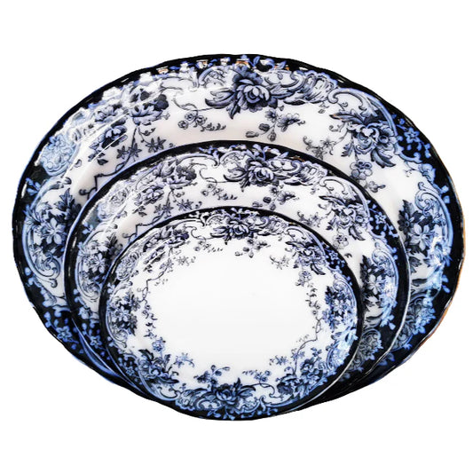 Chatsworth Flow Blue China Keeling & Co