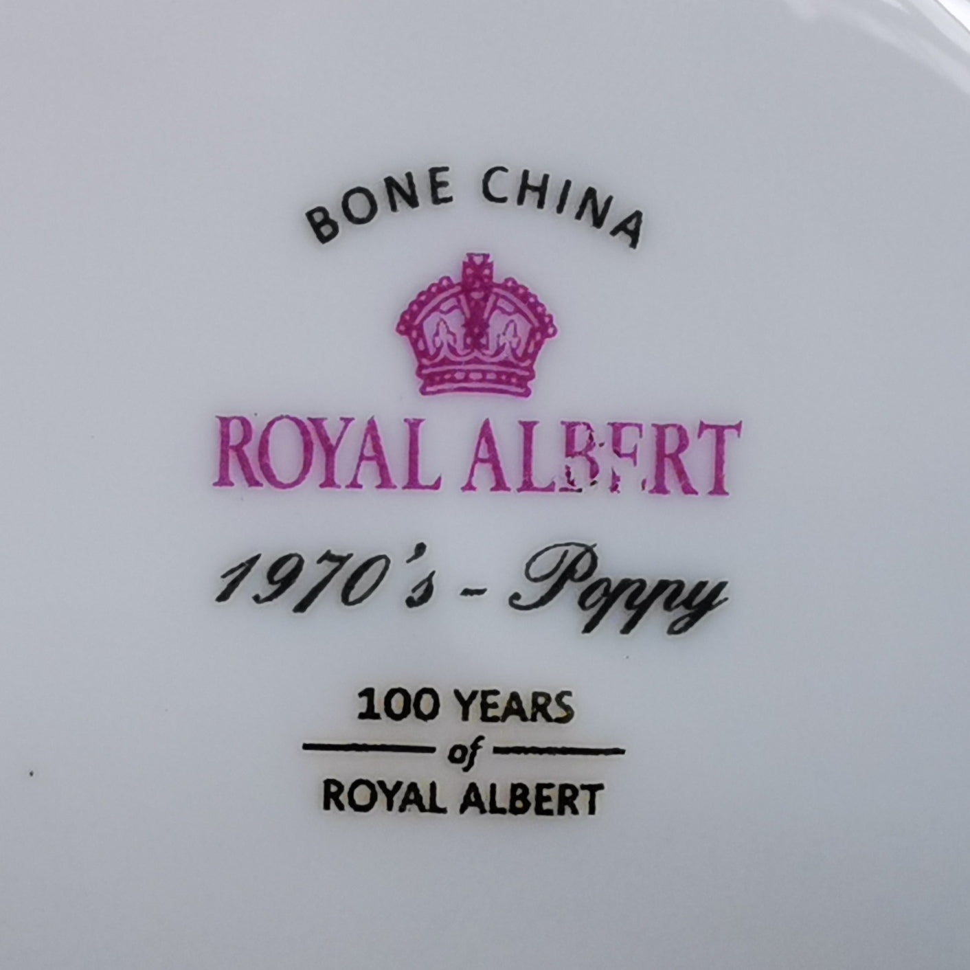 Royal Albert 100 Years 1970 Poppy