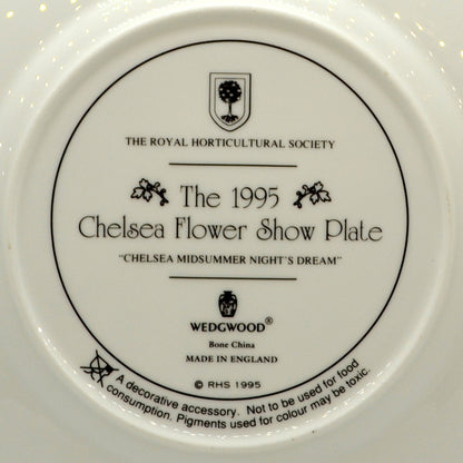 RHS Chelsea Flower Show Wedgwood China Plate-1995