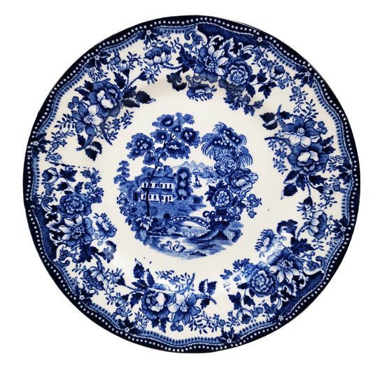 Alfred Meakin Tonquin Blue and White China Side Plate