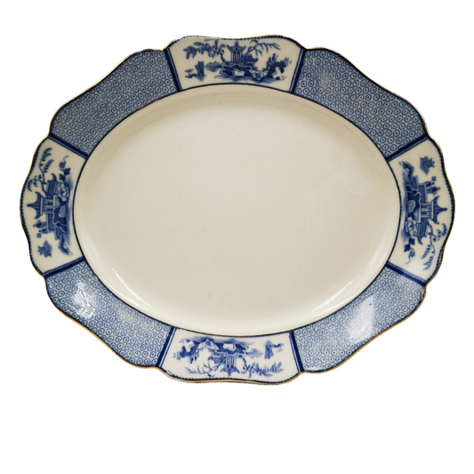 Allertons Ltd Pavilion Blue and White China 12-inch Platter