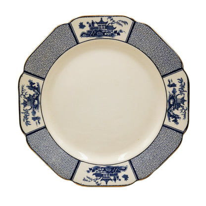 Allertons Ltd Pavilion Blue and White China Dinner Plate