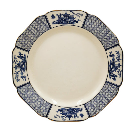 Allertons Ltd Pavilion Blue and White China Dinner Plate
