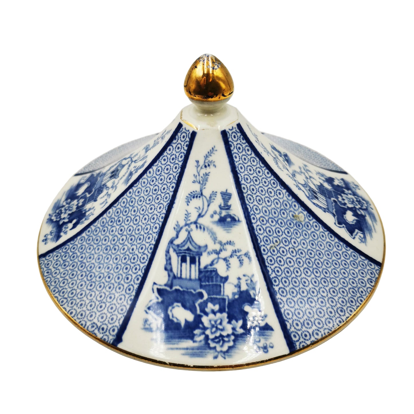 Allertons Ltd Pavilion Blue and White China Tureen Lid