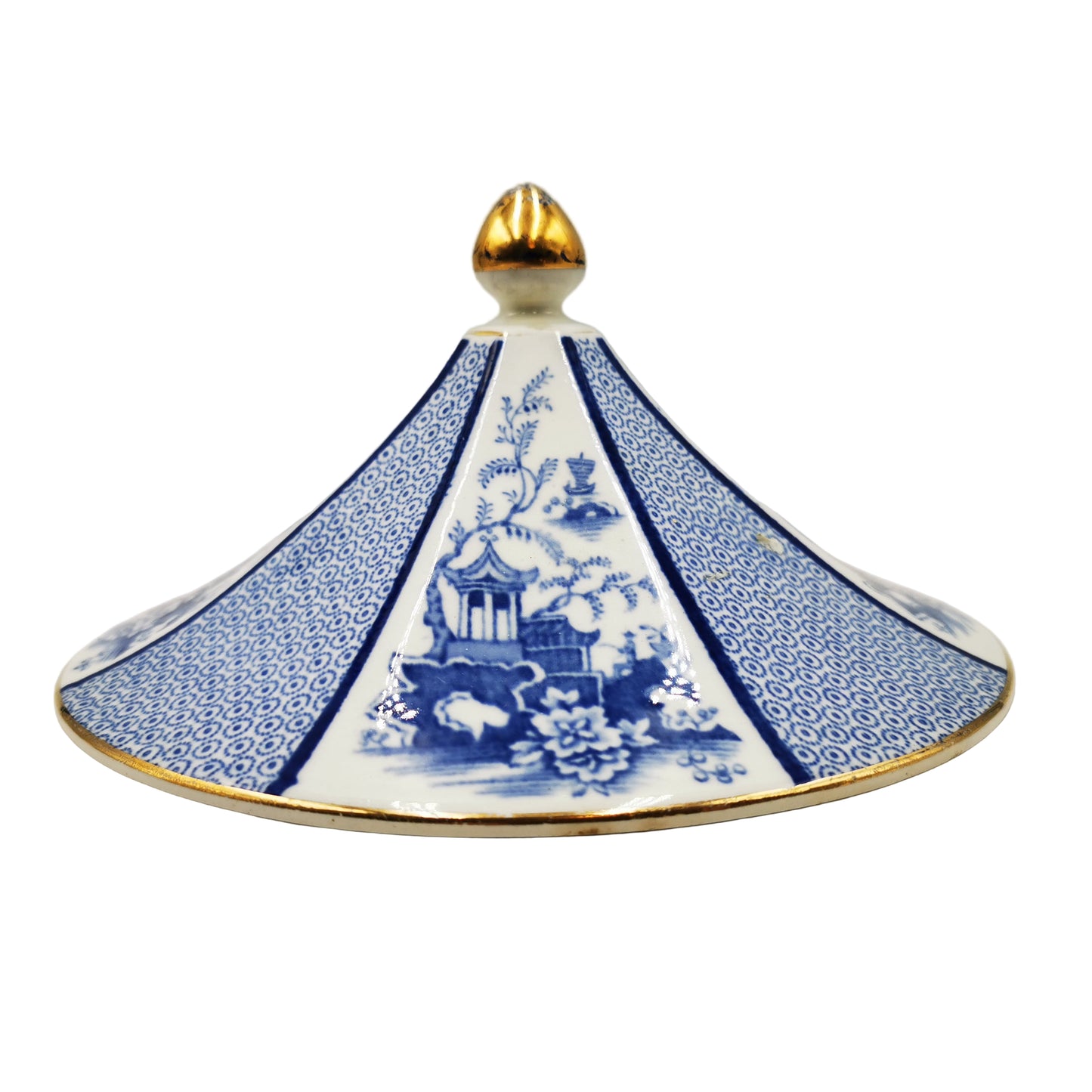 Allertons Ltd Pavilion Blue and White China Tureen Lid
