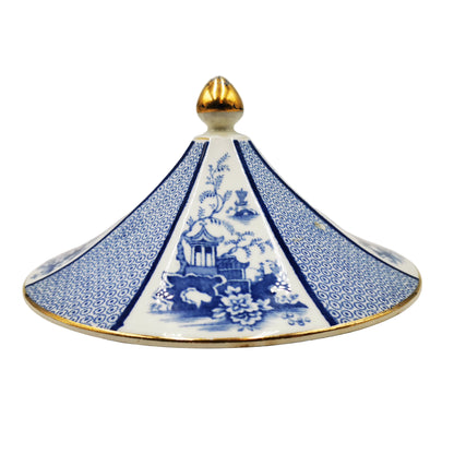 Allertons Ltd Pavilion Blue and White China Tureen Lid