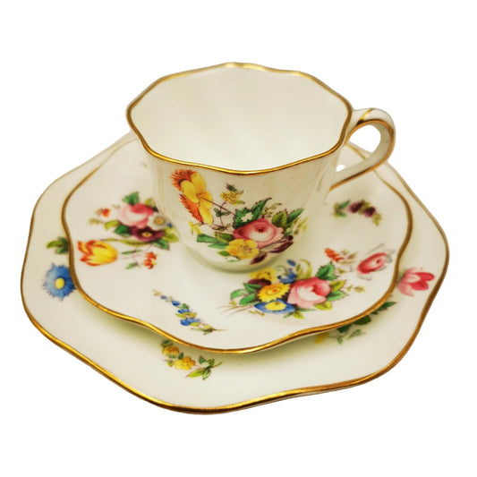 Antique Coalport Floral China Cabinet Teacup