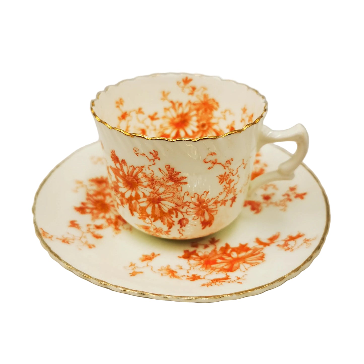 Antique Collingwood Brothers Animone 984 China Teacup and Saucer