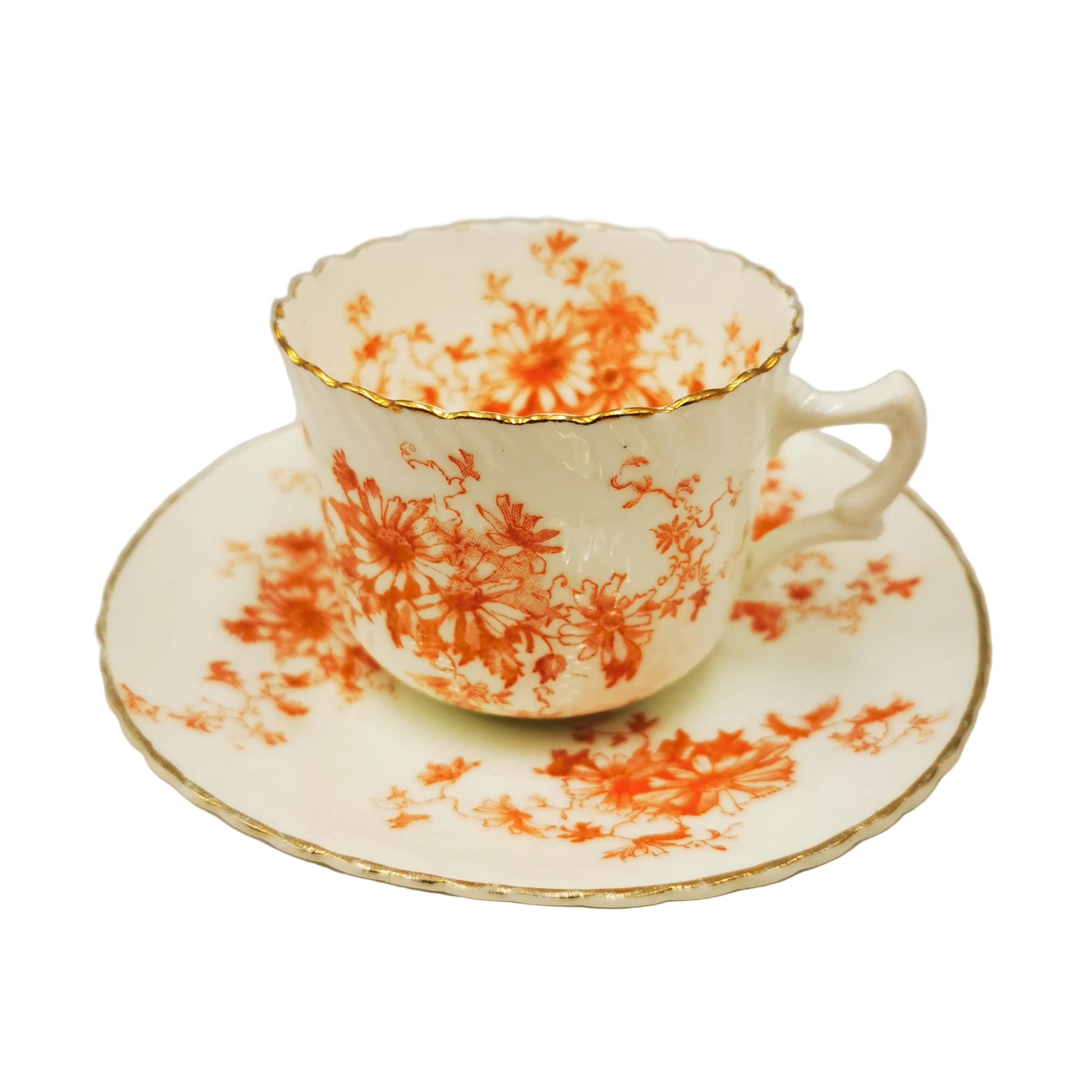 Antique Collingwood Brothers Animone 984 China Teacup and Saucer
