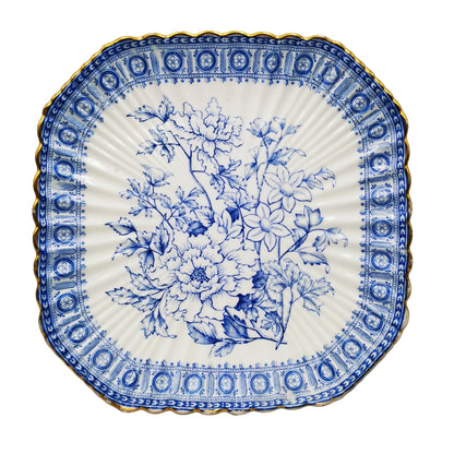 Antique Copeland Spode Blue and White China Serving Plate