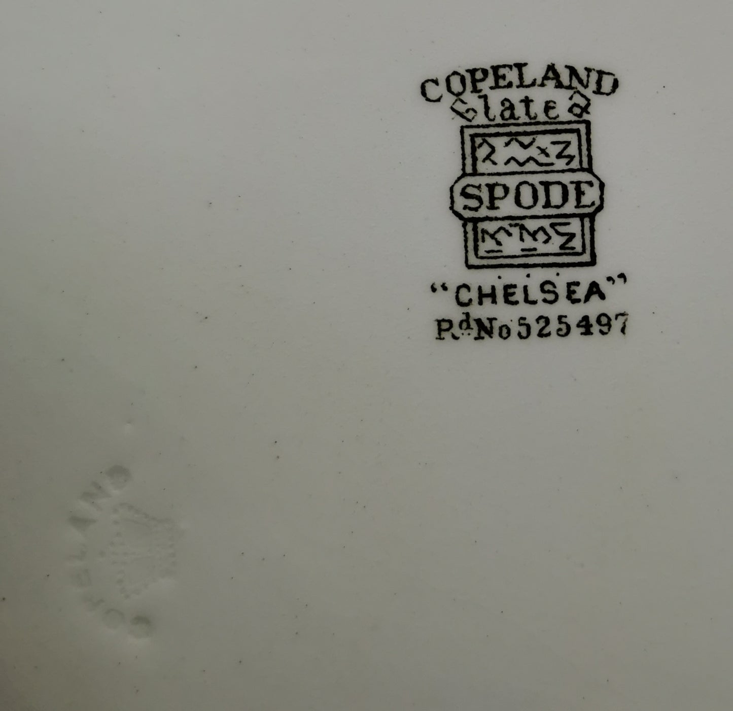 Antique-Copeland-Spode-Chelsea-6535-10.5-inch-Dinner-Plate-Rd-No-525497