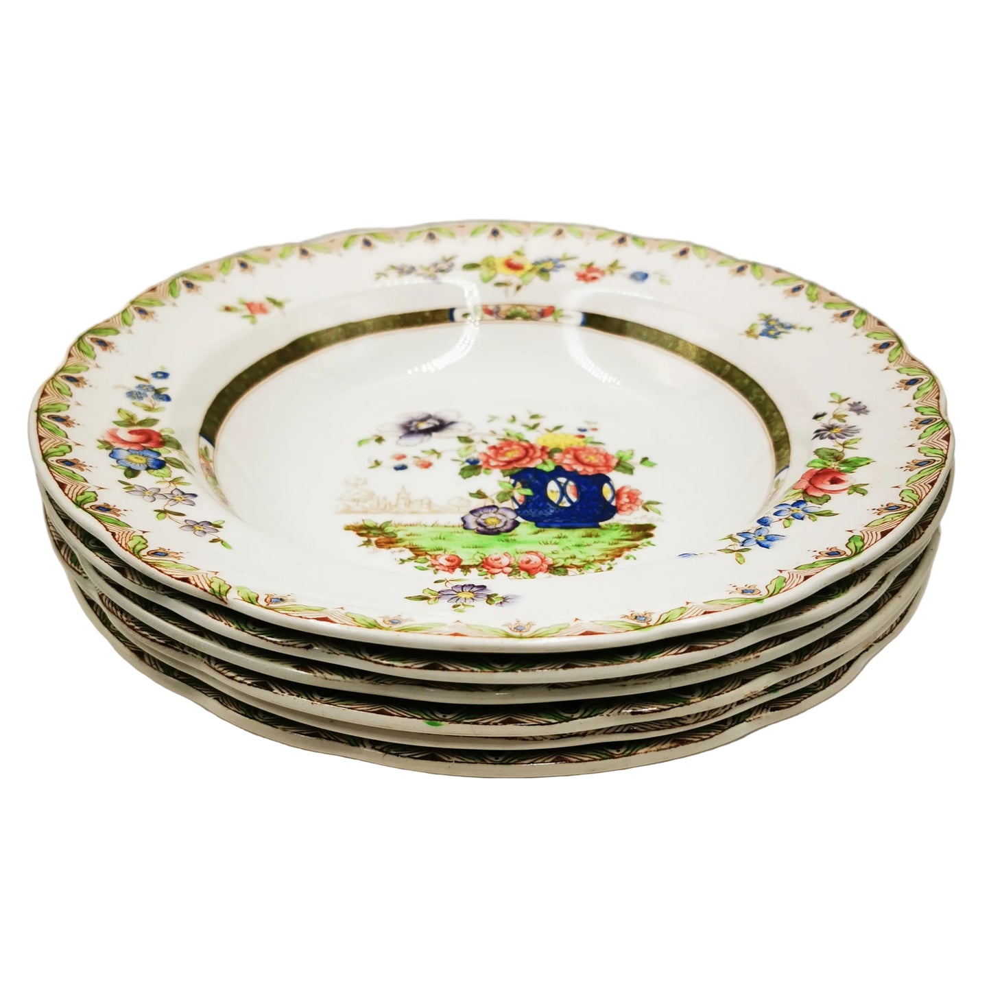 Antique Copeland Spode Lyon 6248 Large Soup Bowl Rd No 564547